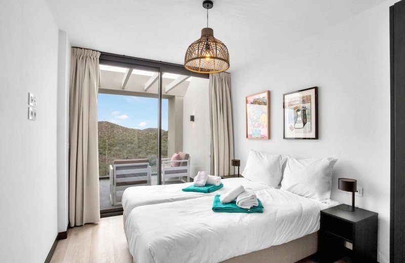 Bedroom long rental apartment in spain