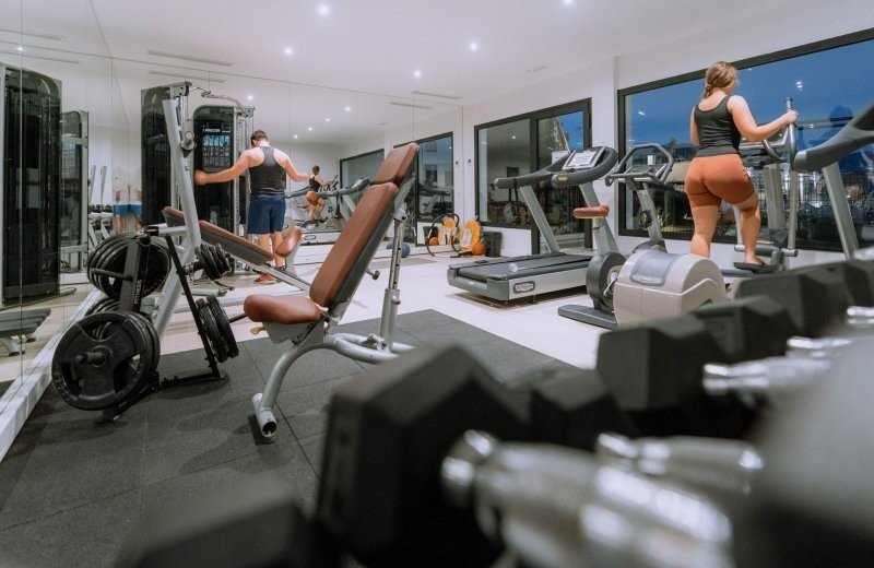 Sauna, Thermal Loungers and Gym