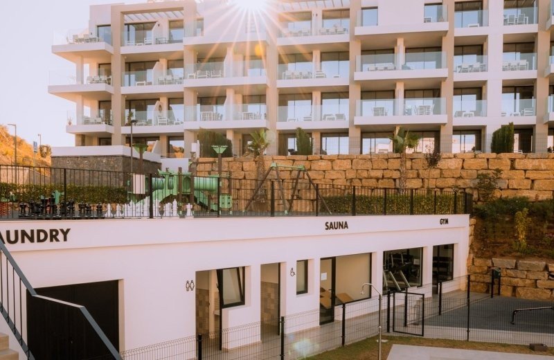 Laundry gym sauna and pool for children