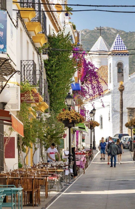 The old city of Marbella & Puerto Banús marina