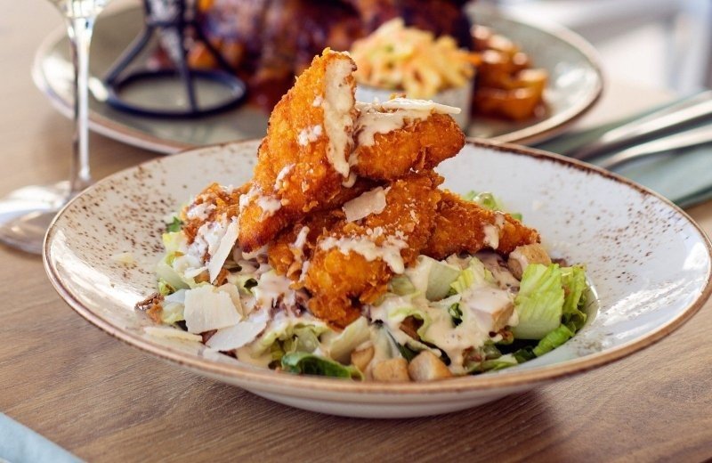 Restaurant vista lago